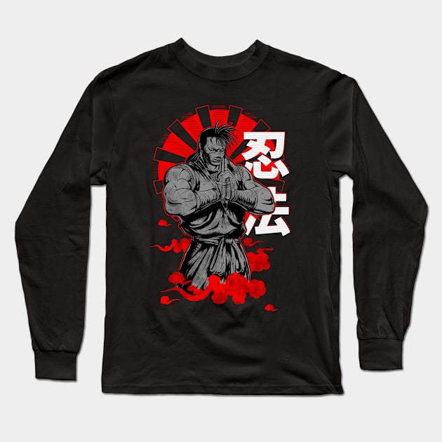 NINJA Long Sleeve T-Shirt by berserk